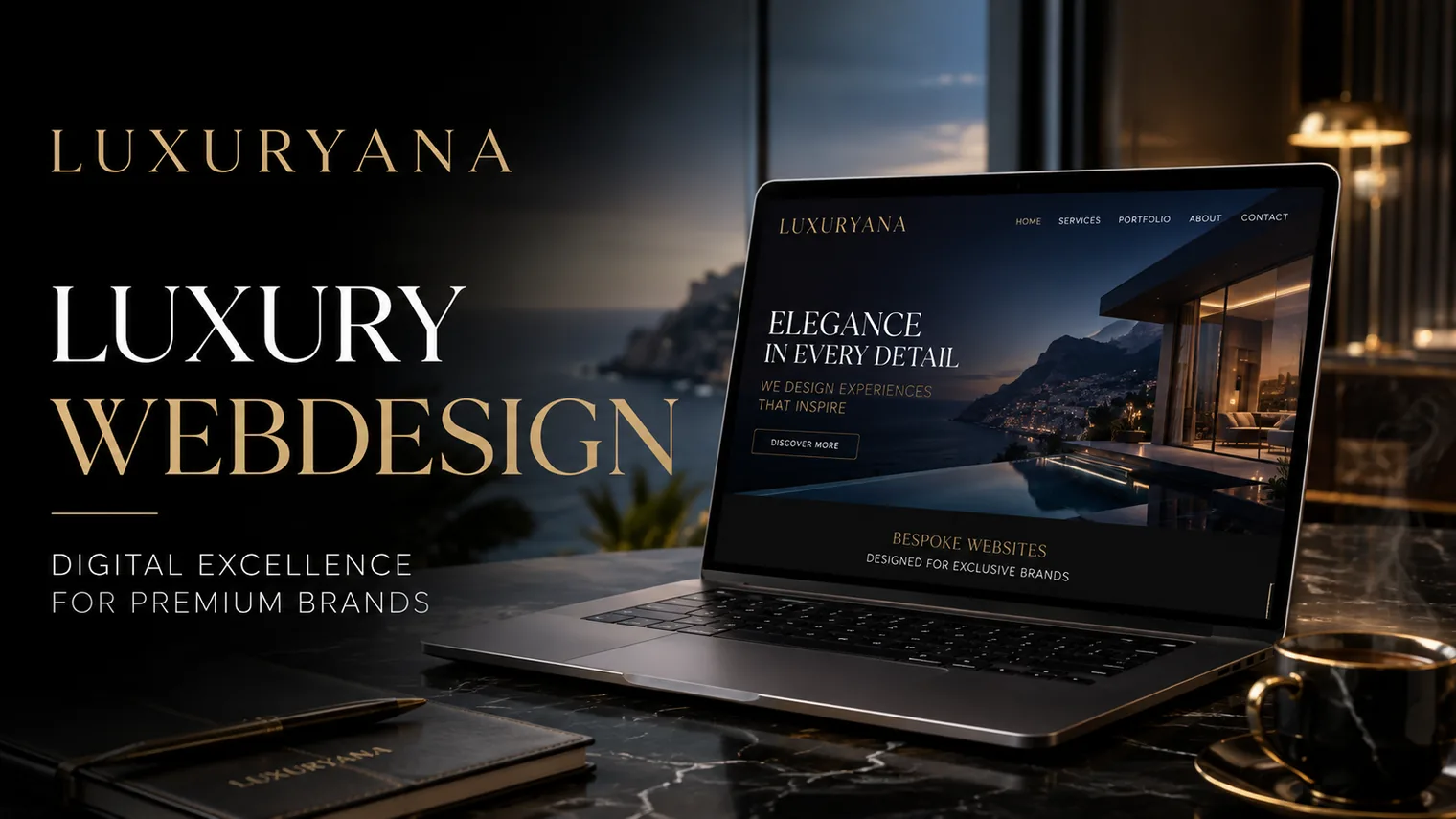 Luxuryana: luxury web design for exclusive brands